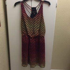 Colorful strappy sundress